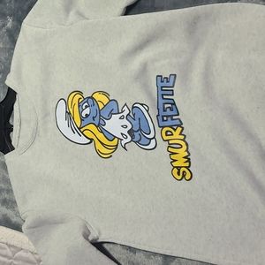 Vintage smurfette sweatshirt
